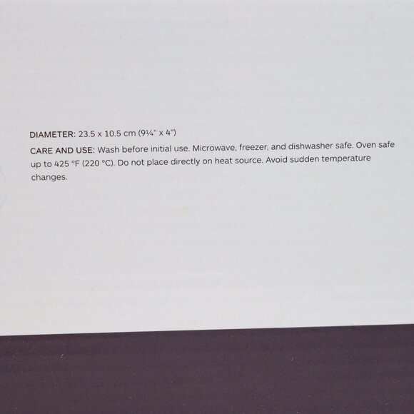 Epicure Baking Dish 8 Cup or 2L White Satin Finish New - Picture 7 of 9